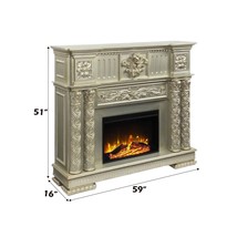 Vendome 59&quot; Fireplace, Gold Patina Finish - $2,092.00