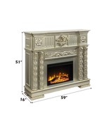 Vendome 59&quot; Fireplace, Gold Patina Finish - $38,508.56 MXN