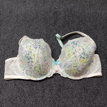 Body by Victoria Secret Bra Women 36C White Floral Lace Lined Perfect Co... - £12.94 GBP