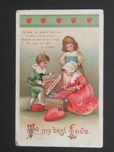 Intl Art Pub Co Embossed Valentines Day Postcard 1910 Germany Series No.1238 DB - £6.31 GBP