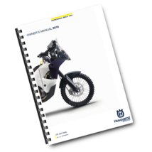 HUSQVARNA 2016 - FR 450 RALLY - OWNERS MANUAL - REPRINTED COMB BOUND - $24.97