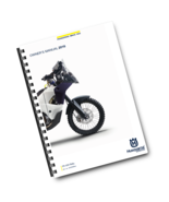 HUSQVARNA 2016 - FR 450 RALLY - OWNERS MANUAL - REPRINTED COMB BOUND - $917.02 MXN