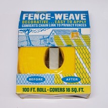 Vintage Patrician FENCE WEAVE 100&#39; ROLL (Covers 16 SQ FEET) for Privacy ... - £15.78 GBP