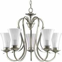 Antique Nickel Melody Collection 5 Light Chandelier Progress Lighting P4494-81 - £200.12 GBP
