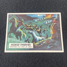 1962 Topps Civil War News Card #51 HORSE THIEVES Vintage 60s Trading Cards - $19.75