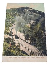 Vintage Litho-Chrome Postcard Ascending Pikes Peak Shady Springs Colorad... - £7.38 GBP