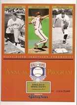 1994 55th Baseball Hall Of Fame Induction Program - £26.52 GBP