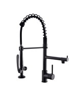 Black &amp; Nickel Pull-Down Kitchen Faucet - $213.34 CAD