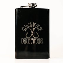 8oz BLACK Master Baiter Flask L1 - £17.20 GBP