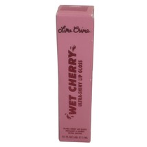 Lime Crime Wet Cherry Ultra Shiny Lip Gloss Sour Cherry Full Size New - $22.80