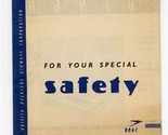 B O A C Your Special Safety Brochure 1946 British Overseas Airways Corpo... - $443.52