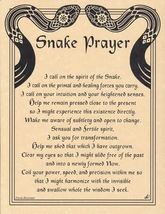 Snake Prayer poster - $6.60