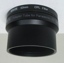 Bower 52mm Adapter Tube for Panasonic DMC-LX3 Digital Camera - READ - £11.12 GBP