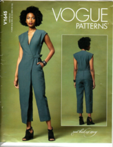 Vogue V1645 Misses XS to M Rachel Comey Jumpsuit Uncut Sewing Pattern - £20.50 GBP