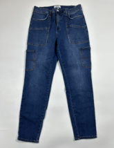 Oat New York Mid Rise Skinny Ankle Dark Wash Jeans Size 30 - £16.82 GBP