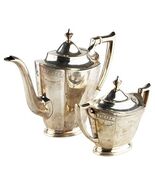 VINTAGE INTERNATIONAL SILVER COMPANY STERLING SILVER COFFEE POT &amp; SUGAR ... - $6,204.88