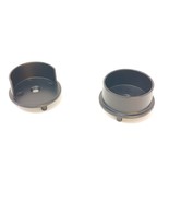 1 (One) Pair Open Closed Metal Wardrobe Tube End Caps for 1 5/16&quot; Diamet... - $13.54 CAD