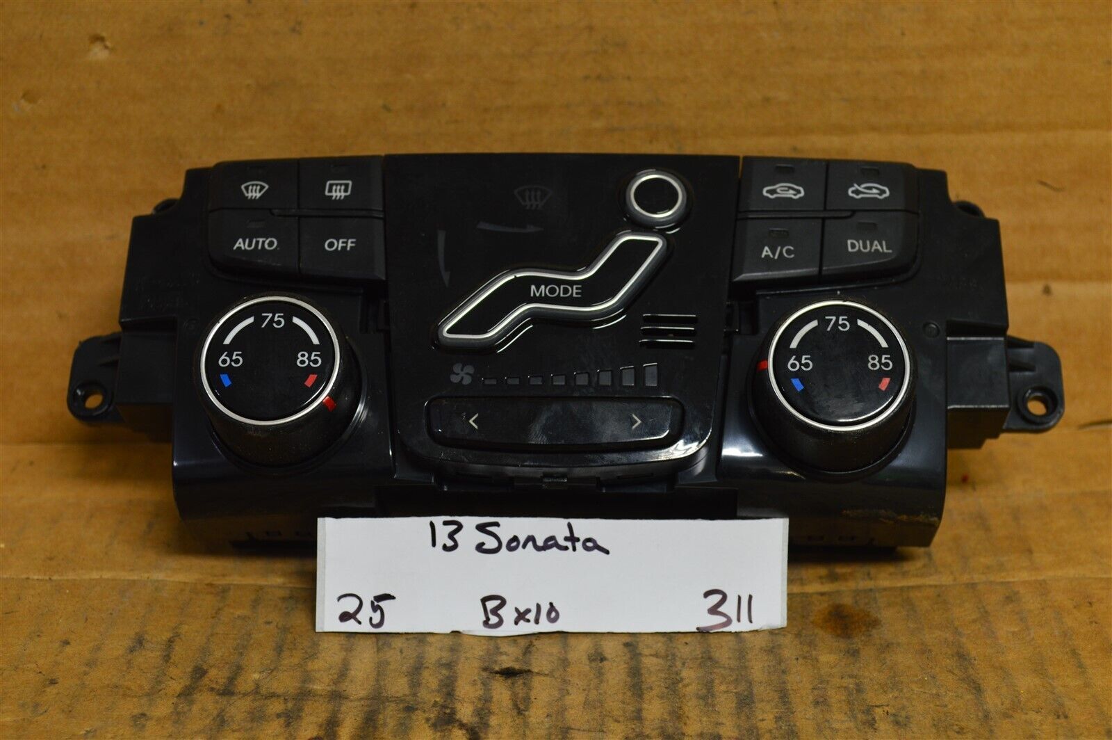 11-13 Hyundai Sonata Temperature AC Climate 972503SXXX Control 311-25 bx10 - $4.99