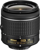 Nikon 18-55Mm F/3.5-5.6G Vr Af-P Dx Zoom-Nikkor Lens - (Renewed) - $181.99