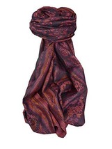 Jamawar Premium Silk Stole Pattern 3569 by Pashmina &amp; Silk - £89.41 GBP