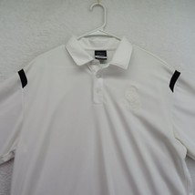 Nike Polo Shirt Mens Size Large Dri Fit White Arkansas Razorback Golf - $24.75