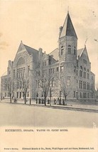 Wayne County Court House Richmond Indiana 1906 Tuck delayed delivery postcard - £5.49 GBP