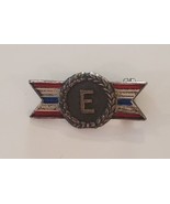 WWII U.S. Army Navy Production Award &quot;E&quot; for Excellence Lapel Vest Pin P... - €14,44 EUR