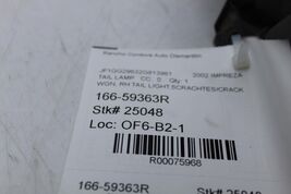 Passenger Right Tail Light Station (small crack) Wgn Fits 02-03 IMPREZA 75968 image 2