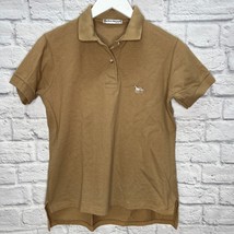 Vintage High Horse Sportwear Dallas Polo Shirt Womens Size L Brown Embro... - £19.51 GBP