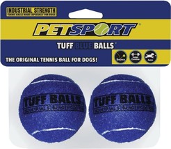 Petsport Tuff Blue Balls Industrial Strength Dog Toy - 2 count - £7.64 GBP