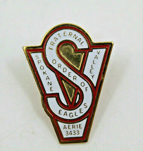 FOE Fraternal Order of Eagles SV Spokane Valley Aerie 3433 Washington Pin Pinbac - £15.06 GBP