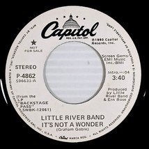 Little River Band - It&#39;s Not a Wonder [7&quot; 45 rpm Promo] 1980 Capitol P-4862 - £8.68 GBP