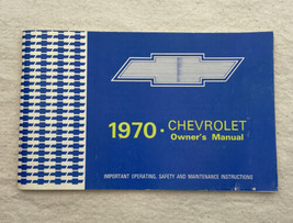 1970 Chevrolet Caprice Impala Owners Manual Book Vintage Original 1st Ed... - $18.95