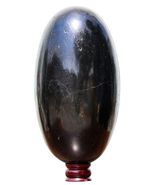 XL 320mm Black Tormaline Crystal Healing Metaphysical Stone Fengshui Shiv Lingam - $1,269.77