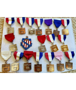 Lot 1970s National AAU Baton Twirling Championship Medals Gold Silver Bronze - $33.95