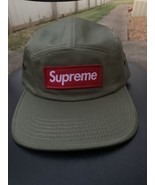 SUPREME Military CAMP CAP OLIVE SS 24 BRAND NEW Hat Green - $69.29