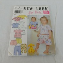 New Look 6112 Sewing Pattern Baby Toddler Pants Tops Shorts Size NB-S-M-L Uncut - £6.22 GBP