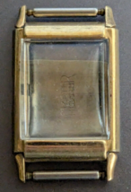 Vintage Master Deco Tank Watch Case with Crystal, Back &amp; Spring Bars - £22.19 GBP