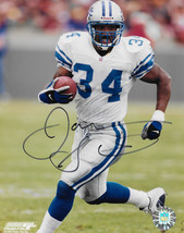 James Stewart signed Detroit Lions football 8x10 photo COA autographed - £45.86 GBP