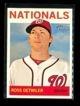 2013 Topps Heritage Baseball Trading Card #56 Ross Detwiler Washington Nationals - $8.41