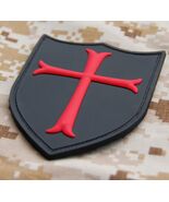 3D PVC Cross Crusader Shield Patch SEAL DEVGRU Gold Squadron NSWDG ST6 NSW - $9.50