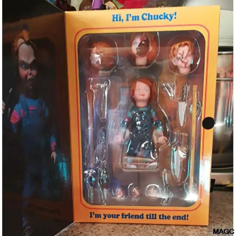 In Stock NECA Childs Play Good Guys Ultimate Chucky Doll PVC Action Figure with - £29.79 GBP+