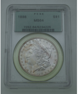 1898 Argent Morgan Dollar Classé Par PCGS Comme MS64 - $157.40