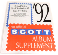 Scott 1992 United States Trust Territories Stamp Album Supplement #7 111... - £5.50 GBP