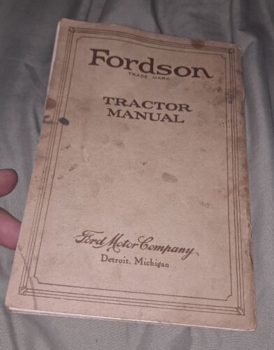 Primary image for 1923 Fordson Tractor Manual-