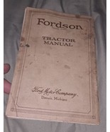 1923 Fordson Tractor Manual- - $121.54