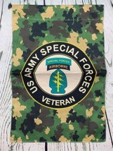 Us Army Special Forces Ranger Veteran Garden Flag Outdoor Flags House De... - $23.75