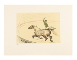 &quot; Jockey &quot; Par Toulouse Lautrec De &quot; The Cirque &quot; Portfolio Le De 350 1990 - £146.73 GBP