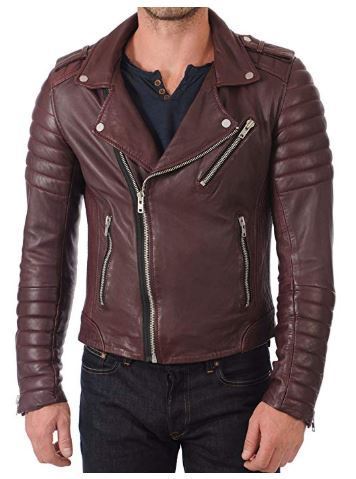 NEW Mens Leather Jacket Stylish Genuine Lambskin MJ24 2019