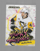 Jonathan Gruden 2023-2024 UD Credentials Highly Anticipated HA-33 Pittsburg Peng - £0.75 GBP